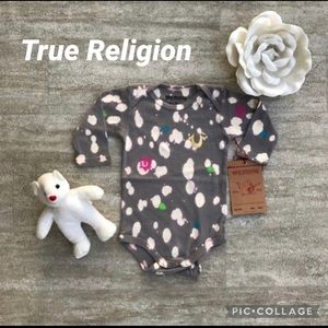 True Religion Onesie Size 12/18 Months